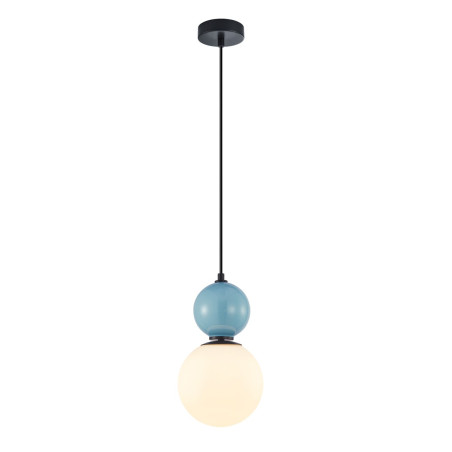 Lampa wisząca pojedyncza Mastal PND-36603-1M-BK-BLU czarna Italux