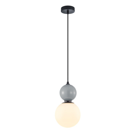 Lampa wisząca pojedyncza Mastal PND-36603-1M-BK-GR czarna Italux