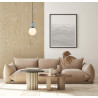Lampa wisząca pojedyncza Mastal PND-36603-1M-BK-GR czarna Italux