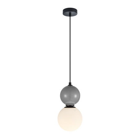 Lampa wisząca pojedyncza Mastal PND-36603-1S-BK-GR czarna Italux