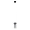 Lampa wisząca pojedyncza Merto PND-40930-1A-BK czarny mat Italux