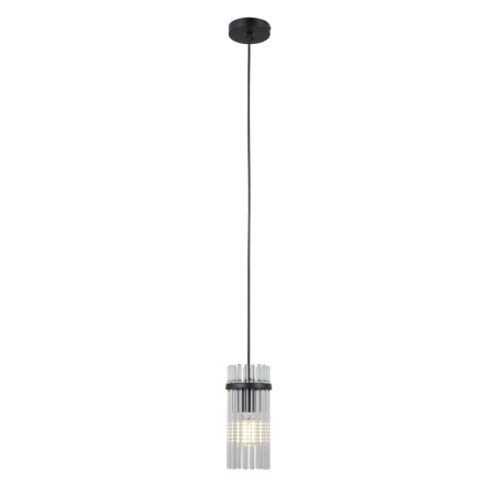 Lampa wisząca pojedyncza Merto PND-40930-1A-BK czarny mat Italux