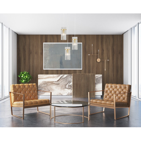 Lampa wisząca potrójna Merto PND-40930-3A-GD złota Italux