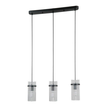 Lampa wisząca potrójna Merto PND-40930-3B-BK czarny mat Italux