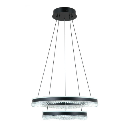 Lampa wisząca Morte PND-34535-2L-BK czarny mat Italux