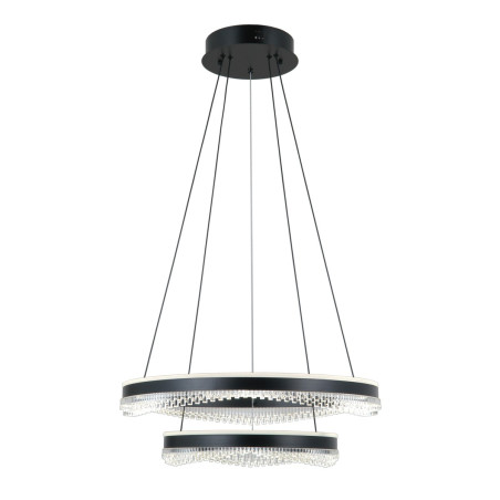 Lampa wisząca Morte PND-34535-2L-BK czarny mat Italux