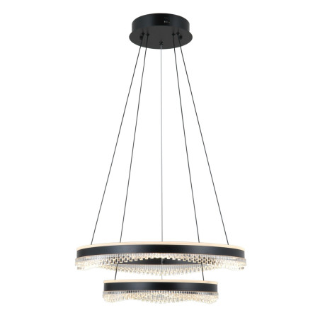 Lampa wisząca Morte PND-34535-2L-BK czarny mat Italux