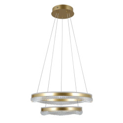 Lampa wisząca Morte PND-34535-2L-GD złota Italux
