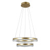 Lampa wisząca Morte PND-34535-2L-GD złota Italux