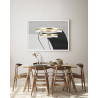 Lampa wisząca Morte PND-34535-2L-GD złota Italux