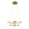 Lampa wisząca Morte PND-34535-2L-GD złota Italux
