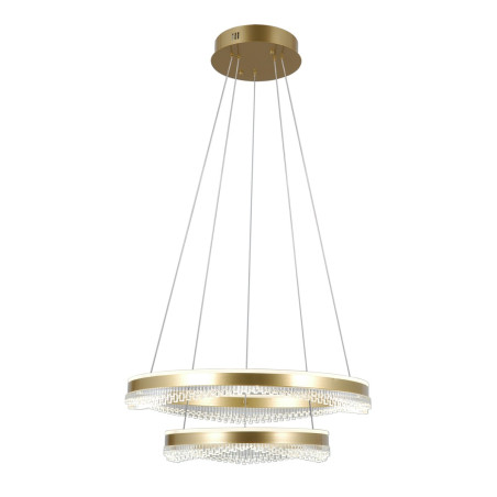 Lampa wisząca Morte PND-34535-2L-GD złota Italux