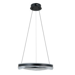 Lampa wisząca Morte PND-34535-M-BK czarny mat Italux