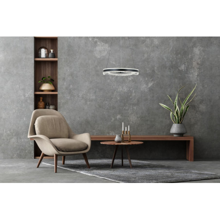 Lampa wisząca Morte PND-34535-M-BK czarny mat Italux