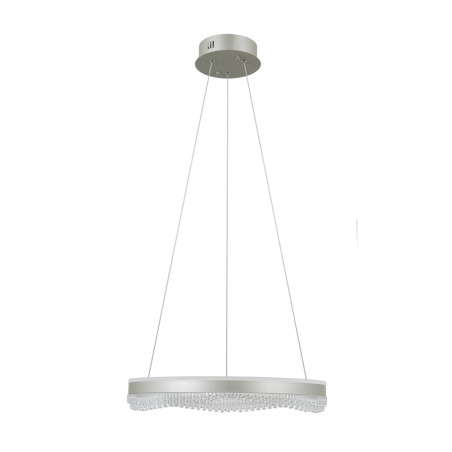 Lampa wisząca Morte PND-34535-M-SILV srebrna Italux
