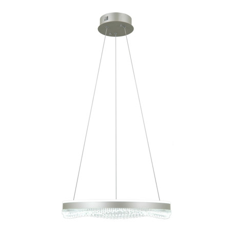 Lampa wisząca Morte PND-34535-M-SILV srebrna Italux