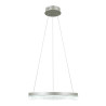 Lampa wisząca Morte PND-34535-M-SILV srebrna Italux