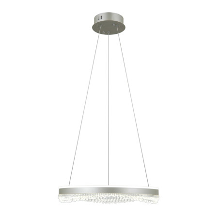 Lampa wisząca Morte PND-34535-M-SILV srebrna Italux