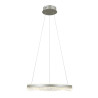 Lampa wisząca Morte PND-34535-M-SILV srebrna Italux