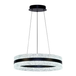 Lampa wisząca Nelia PND-45283-BK czarna Italux