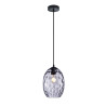 Lampa wisząca pojedyncza Novala PND-3031-1-BK-SG czarna Italux