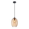 Lampa wisząca pojedyncza Novala PND-3031-1-BRO-AMB złota Italux