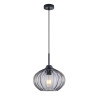 Lampa wisząca pojedyncza Pansol PND-2940-1S-BK-SG2 czarna Italux