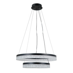 Lampa wisząca Pantal PND-34533-2L-BK czarny mat Italux