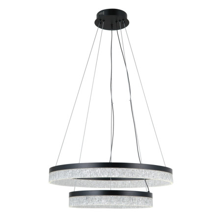 Lampa wisząca Pantal PND-34533-2L-BK czarny mat Italux