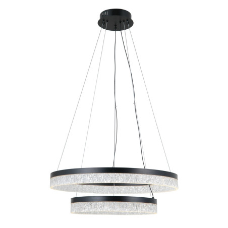 Lampa wisząca Pantal PND-34533-2L-BK czarny mat Italux