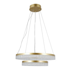 Lampa wisząca Pantal PND-34533-2L-GD złota Italux