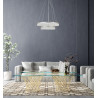 Lampa wisząca Pantal PND-34533-2L-SILV srebrna Italux