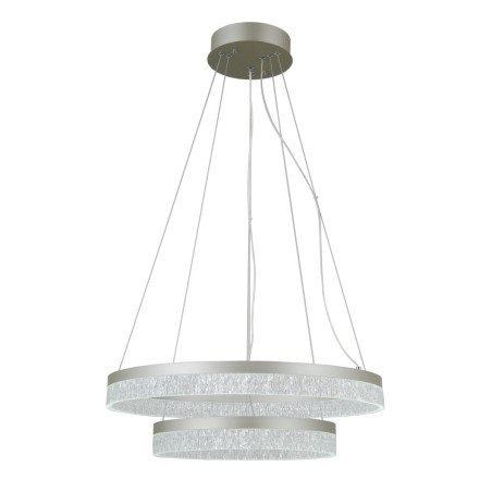 Lampa wisząca Pantal PND-34533-2L-SILV srebrna Italux