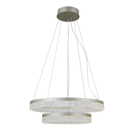 Lampa wisząca Pantal PND-34533-2L-SILV srebrna Italux