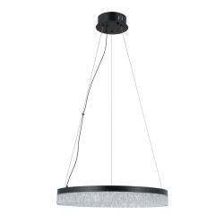 Lampa wisząca Pantal PND-34533-M-BK czarny mat Italux