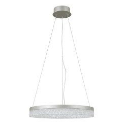 Lampa wisząca Pantal PND-34533-M-SILV srebrna Italux