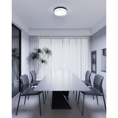 Plafon Rilta PLF-73527-M-BK czarny Italux