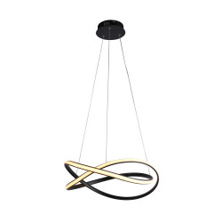 Lampa wisząca Rumio PND-23917-BK czarna Italux