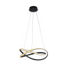 Lampa wisząca Rumio PND-23917-BK czarna Italux