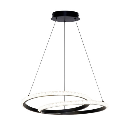 Lampa wisząca Zalto PND-12436-BK czarna Italux