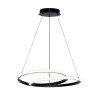 Lampa wisząca Zalto PND-12436-BK czarna Italux