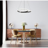 Lampa wisząca Zalto PND-12436-BK czarna Italux