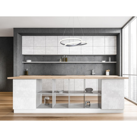 Lampa wisząca Zalto PND-12436-SILV srebrna Italux