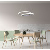 Lampa wisząca Zalto PND-12436-SILV srebrna Italux