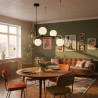 Lampa wisząca poczwórna Amily MDM-3974/4 BK czarna Italux