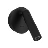 Lampka nocna pojedyncza Carda WL-64834-1-BK czarna Italux