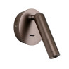 Lampka nocna pojedyncza Carda WL-64834-1-CF kawowa Italux