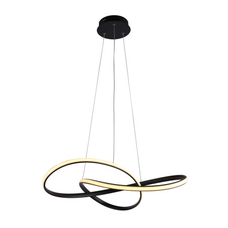 Lampa wisząca pojedyncza Consa PND-19221C-BK czarna Italux