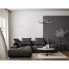 Lampa wisząca pojedyncza Consa PND-19221C-BK czarna Italux