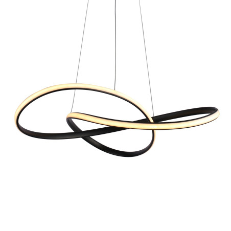 Lampa wisząca pojedyncza Consa PND-19221C-BK czarna Italux